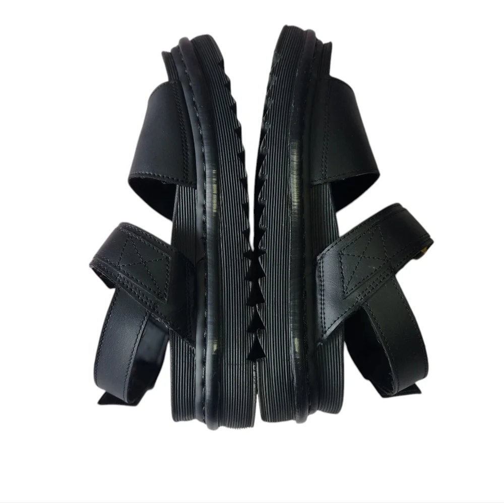 Dr Martens Vass Hydro Chunky Black Sandals with Adjustable Straps - Picture 3 of 14